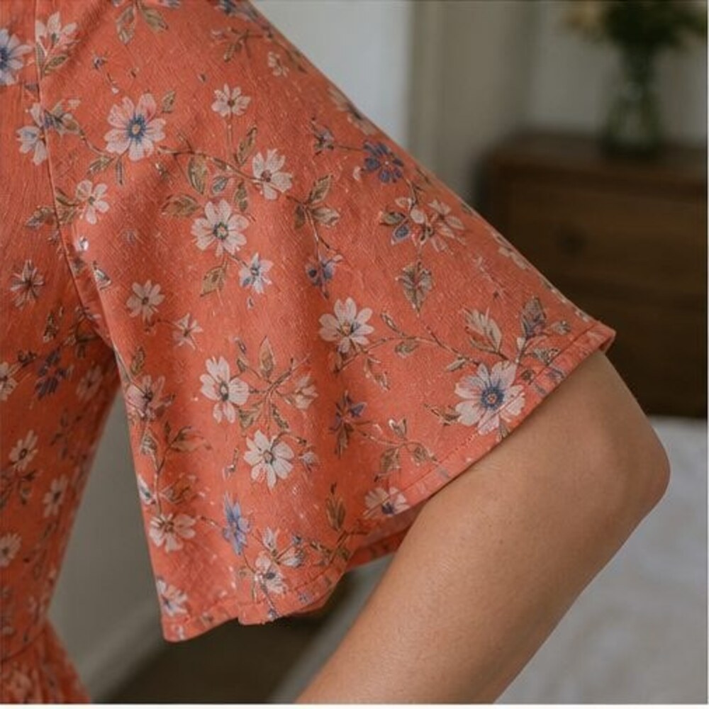 Sage Ruffle Blouse - Picture 5 of 6